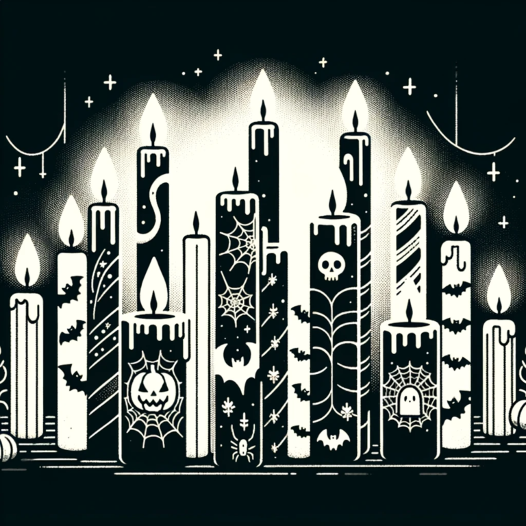 CREEPY-COOL HALLOWEEN CANDLES AVAILABLE ON AMAZON